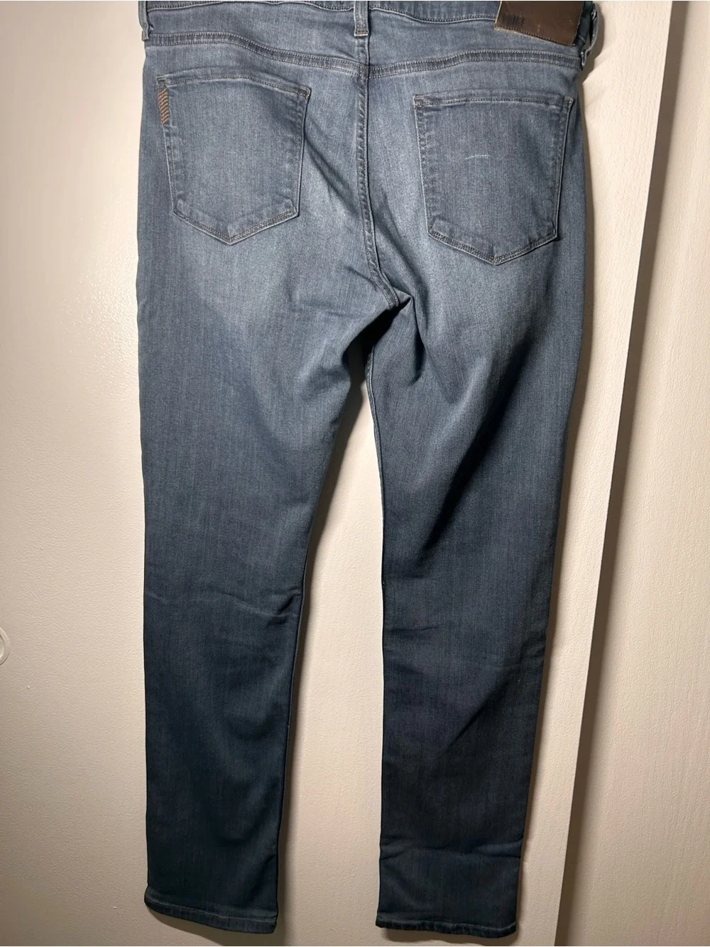 PAIGE Federal Men's Slim Straight Jeans in Mid Blue NWOT